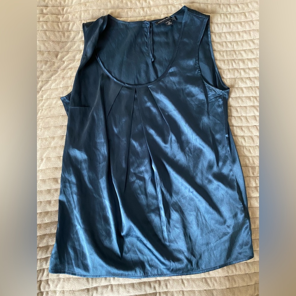 Silk sleeveless camisole